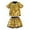 Gold, variant on Men's Reversible Sequin Two Piece Short Sleeve Shirt Shorts Outfit Casual Parties Special Events With Sparkling Design Green 2XL