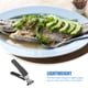 thumbnail image 2 of Pinza anti-quemaduras para plancha plana de acero inoxidable, soporte de pinza caliente, pinza para sartenes, cuencos de cocina, 2 of 6