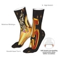 thumbnail image 4 of Salouo Happy New Year 2025 Pattern Fun Novelty Crew Socks,Casual Athletic Socks Neutral Socks, 4 of 7