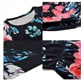 thumbnail image 6 of HAWEE Girls Casual Maxi Floral Dress Long Sleeve Pocket Dresses, 6 of 6