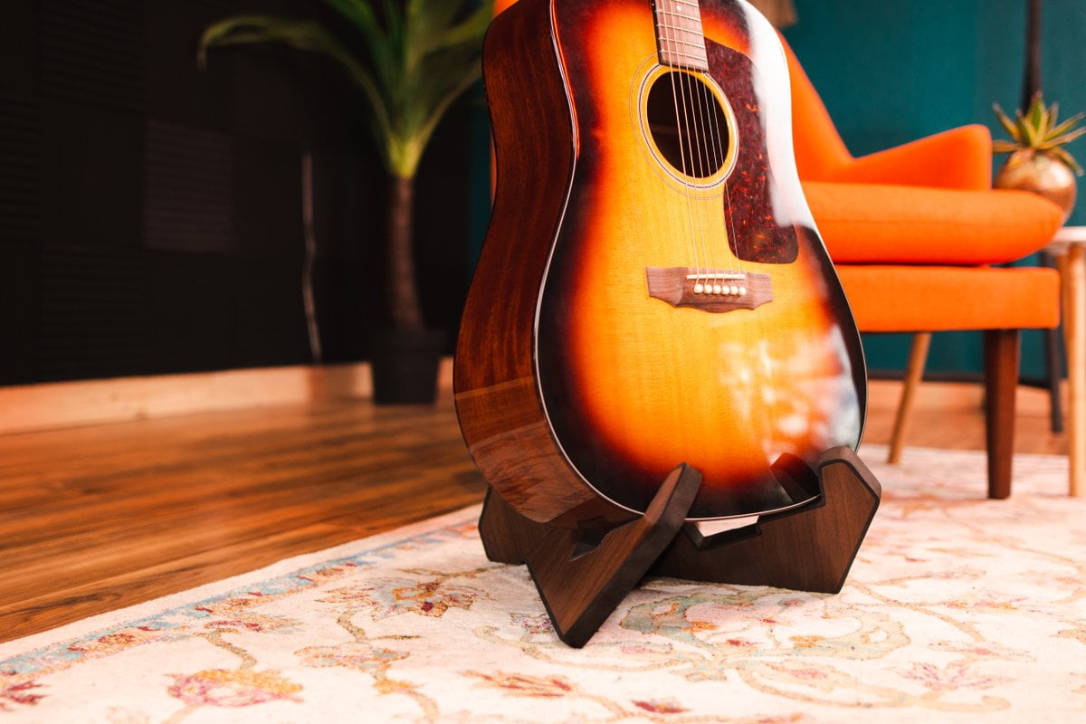 Gator Frameworks Elite Series Guitar X Style Stand, Brown