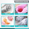 thumbnail image 3 of 1Pairs Silicone Pet Grooming & Dishwashing Gloves – Scrubber for Bathing, Kitchen, Bathroom & Car, 3 of 7