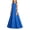 Blue, variant on Virmaxy 3-13 Years Solid Color Satin Sleeveless Floor Length Formal Dress High Waist A Line Gown for Piano Recital Choir Wedding Party