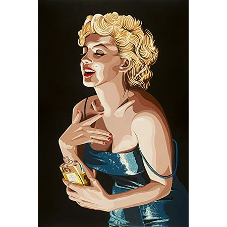 Chanel No. 5 Marilyn Monroe CANVAS by Karl Black 18x12 Gallery Wrap Art