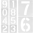 thumbnail image 2 of 10 Sheets Numbers Stencils for Painting Plastic Painting Stencils Farmhouse Stencil Number Templates, 2 of 4
