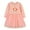 Pink, variant on IDOPIP Kids Girls Sequin Tulle Tutu Dress Long Sleeve Ruffle Dress Light Blue Fall Winter Casual Dress 4-5 Years