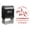 Red, variant on Printtoo Personalized Black Self Inking Address Stamp Custom Future Rubber Stamper-60 x 40 mm