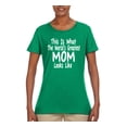 thumbnail image 2 of World's Greatest Mom Looks Like Mother's Day Womens Graphic T-Shirt, Kelly, 3XL, 2 of 3