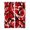 Red, variant on 2 Panels Kitchen Tier Curtains 39 Inch Length, Yellow Geometric Grommets Window Treatment Curtain, Farmhouse Abstract Black White Striped Thermal Curtains Drapes for Living Room/Bathroom