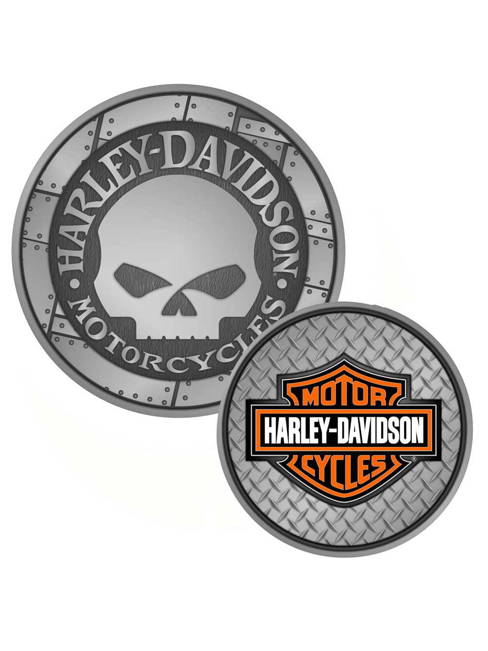 Harley-Davidson Willie G. Skull Bar & Shield Challenge Coin 1.75 ...