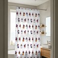 thumbnail image 7 of Halloween Shower Curtain, Cartoon Ghost Polyester Fabric Bathroom Decor Curtain, Machine Washable Waterproof, Halloween Holiday Gift for Women Men, 72 x 72 Inches, 7 of 7