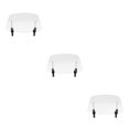 thumbnail image 2 of Transemion Riding Comfort Durable Adjustable Clip-on Motorcycle Wind Deflector Extension Spoiler Stability Easy To Install Transparent 3Set, 2 of 6