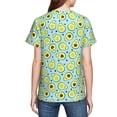 thumbnail image 7 of Wukai Avocado and Hearts Youth Unisex Short Sleeve T-Shirt for Boys, Girls, Teens, and Kids-Large, 7 of 7