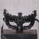 thumbnail image 5 of Glitter Masquerade Zulema Disfraces Accesorio Cubierta de la mascarada Negro 20 cm x 11 cm, 5 of 7