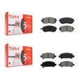 thumbnail image 1 of SIM Front Rear Semi-Metallic Brake Pads Kit for Car Subaru Impreza Outback Legacy Forester Baja KSM-100425, 1 of 8