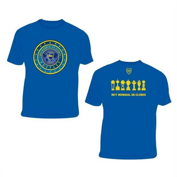 Boca Juniors CABJTRBS T-shirt Rey Mundial blue S