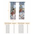 thumbnail image 6 of Fsddascl Christmas Blackout Curtains for Bedroom/Living Room, Thermal Insulated Kitchen Curtains, Farmhouse Snowman Xmas Tree Snowflake Grommet Darkening Window Treatment Drapes 42"x84"x2, 6 of 6