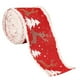 thumbnail image 3 of Naiovety Christmas Wrapping Ribbon Linen Fabric Width Ornaments Ribbons DIY Wedding Wreaths New Printing Year Birthday Craft Kits de decoración para fiestas Rojo Naiovety HA042656-01, 3 of 6