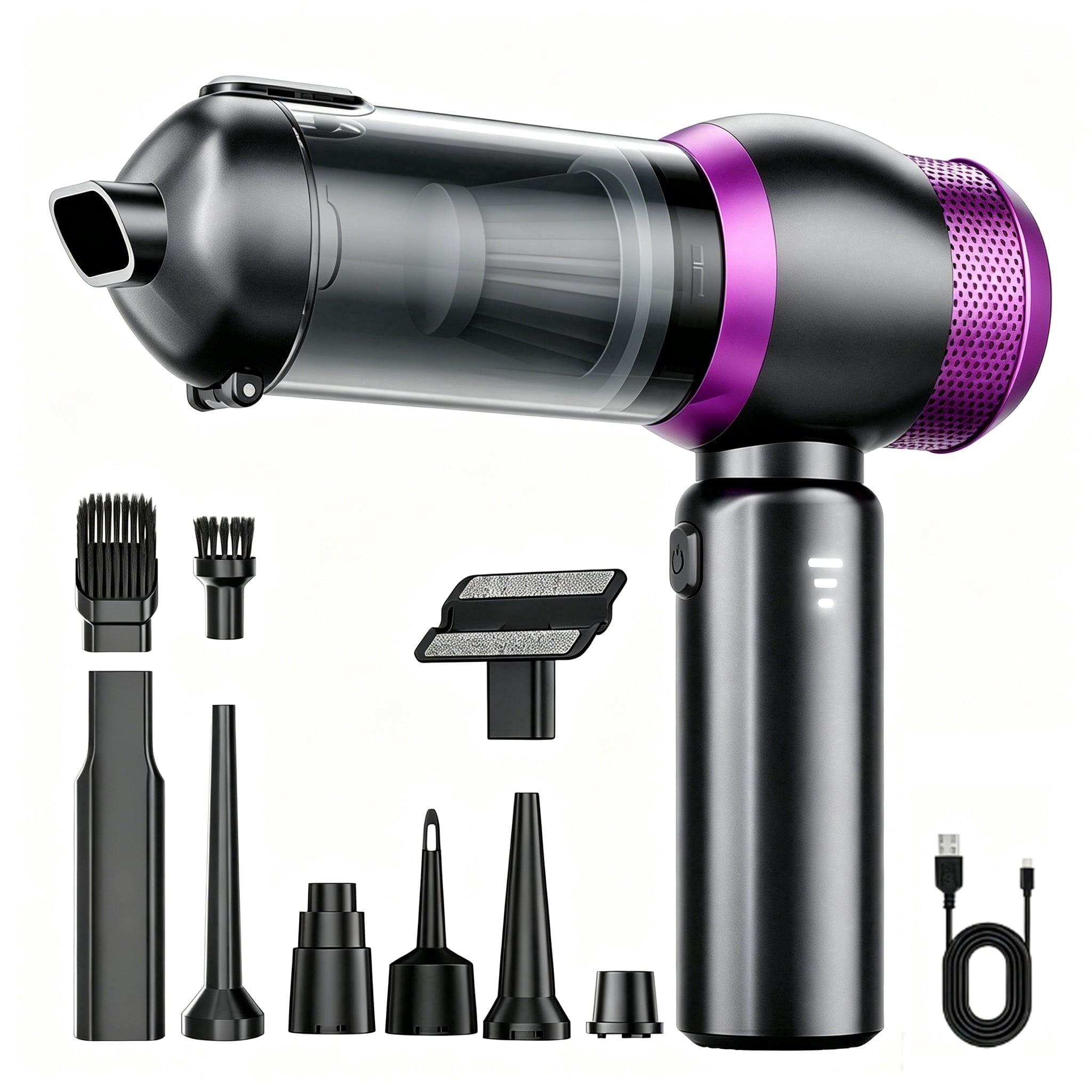 Geaber Handheld Vacuum, 20000Pa Brushless Motor, Multi-Function photo 1