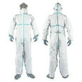 thumbnail image 1 of Disposable Protective Coverall Hazmat Suit, Heavy Duty Painters Coveralls Hazardous Material Suits, 1 of 5