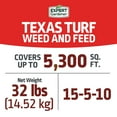 thumbnail image 6 of Expert Gardener Texas Turf Weed & Feed Lawn Fertilizer, 32.2 lb - Covers 5,300 Sq. ft., 6 of 13
