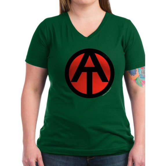 CafePress - GI Joe Adventure Team Logo T Shirt - Women's V-Neck Dark T-Shirt