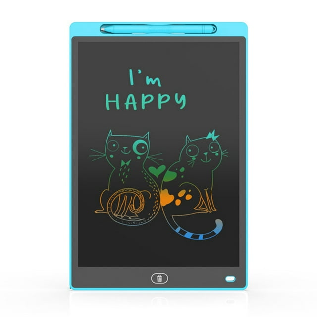 12 Inch Children'S Drawing Board LCD Handwriting Board LCD Electronic Blackboard Hand-Painted Writing Board (Color) E