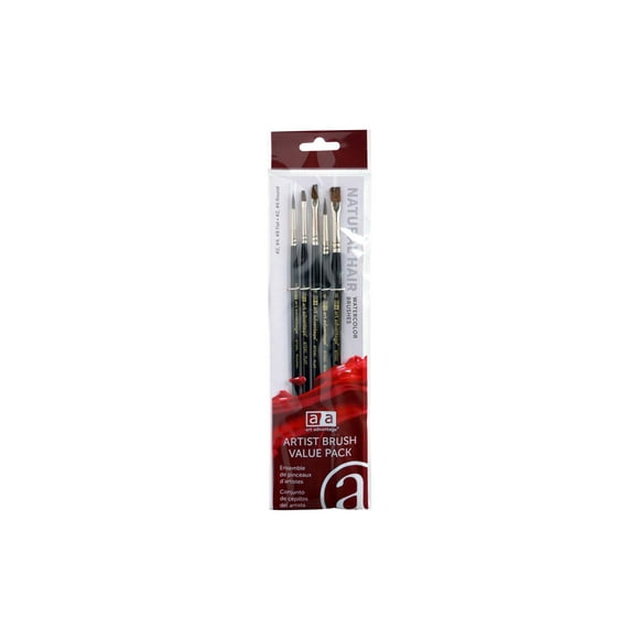 ART-8733C ART ADVANTAGE BRUSH SET WATERCOLOR 5PC