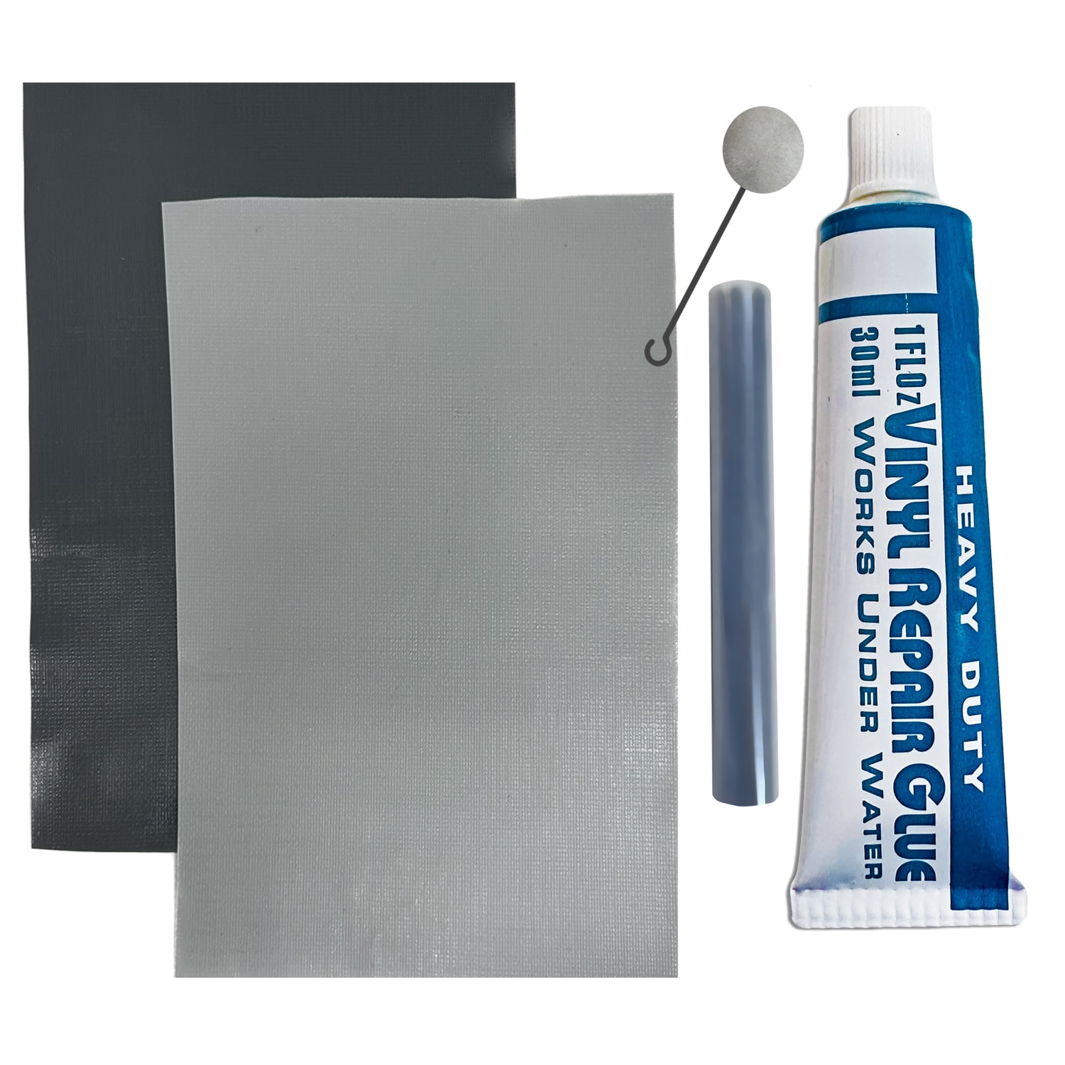 Pool Above Heavy Duty Vinyl Repair Patch Kit for Inflatables Boat Raft