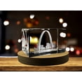 thumbnail image 5 of The Gateway Arch 3D Engraved Crystal Keepsake Souvenir, 5 of 6
