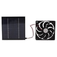 thumbnail image 1 of Oubit Solar Vent Fan,10W Solar Powered Panel Solar Panel Fan Kit Solar Panel Exhaust Fan Revolutionary Design, 1 of 9