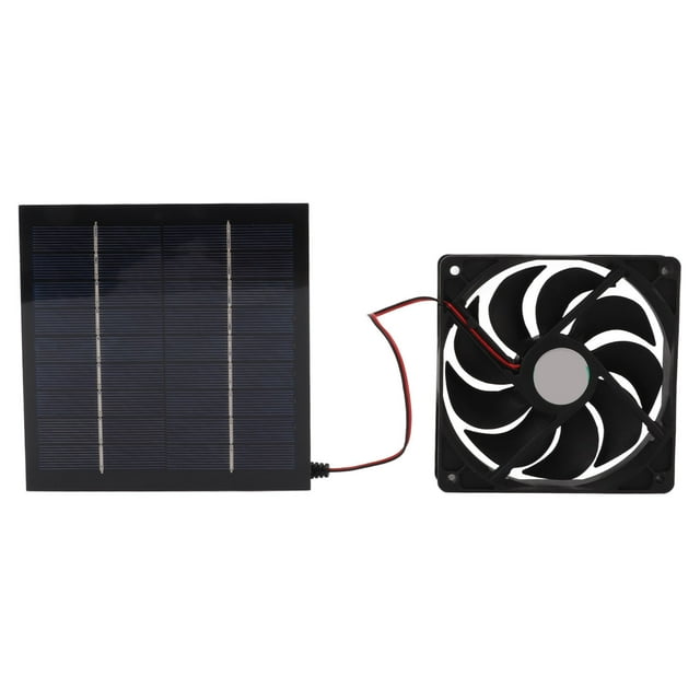 Oubit Solar Vent Fan,10W Solar Powered Panel Solar Panel Fan Kit Solar Panel Exhaust Fan Revolutionary Design