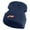 Navy, variant on Running Fox Embroidered 12 Inch Solid Long Beanie Made in USA - Black OSFM