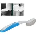 Pumice Stone Toilet Brush, Ergonomic Handle Scouring Stick Toilet Bowl ...