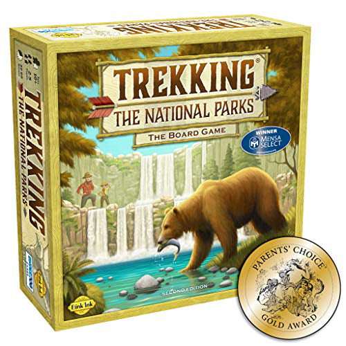 Underdog Games Trekking The National Parks The Family Board Game (Second Edition)