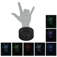 thumbnail image 1 of Luz de noche colorida Te amo, luz de lenguaje de señas 3D Te amo Luz de lenguaje de señas Colores DLE Lámpara romántica confiable y duradera, 1 of 12