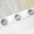 thumbnail image 5 of YST Yellow Greyish White Blackout Curtains Ombre Yellow And Gray Window Curtains 38"Wx54"L Abstract Gradient Geometric Curtains & Drapes Silver White Wavy Line Window Treatments 2 Panels, 5 of 6