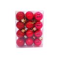 thumbnail image 1 of HEVIRGO 24Pcs/Set Christmas Style Hanging Decor Exquisite Plastic Glitter All Match Hanging Ball Decor for Home, 1 of 10