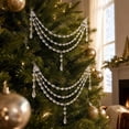 thumbnail image 4 of 3-Layer Acrylic Crystal Garland Strands Hanging Christmas Decorations Indoor Home Decor for Xmas Wedding Party(RL), 4 of 9
