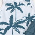 thumbnail image 6 of NOLDARES 2Pcs Baby Boy Summer Clothes Infant Toddler Beach Outfits Sleeveless Palm Tree Print Tank Tops Shorts Set(Blue,12-18 Months), 6 of 7