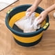 thumbnail image 5 of Cubo Plegable Cubo para lavado de autos de 10L, cubo de agua portátil para pesca, redondo para acampar en el jardín al aire libre, 5 of 8