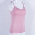 thumbnail image 2 of Wsevypo Women's Sleeveless Adjustable Built In Bra Padded Bra Tank Tops Camisole, 2 of 5