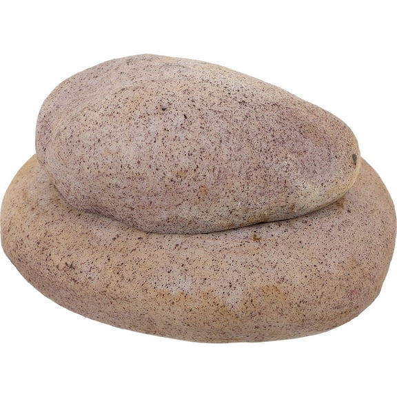 CIMAXIC 1Pcs Simulated Appearance Key Hider in Oval Stone Shape for Outside and Indoor Security