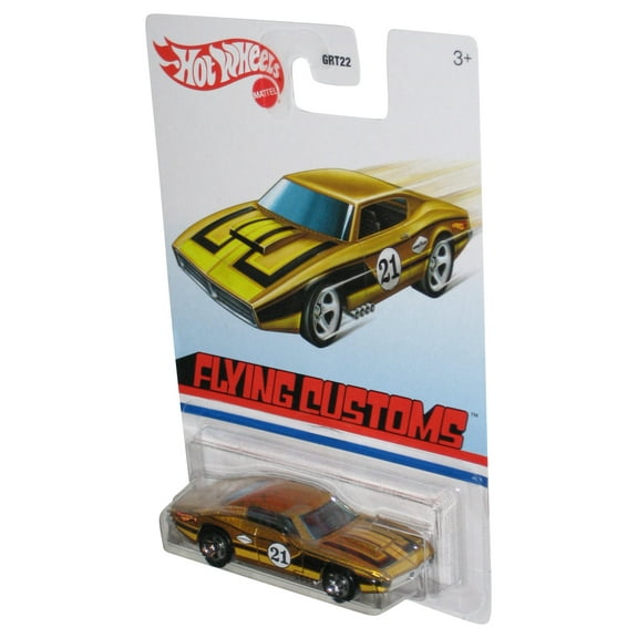 Hot Wheels Flying Customs (2019) Mattel Gold Custom Otto Car