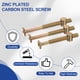 thumbnail image 3 of Uxcell 4 Set Pernos y Tuercas para Literas, Tornillos de Cabeza Hexagonal M6x120mm para Camas, Cabeceros, Sillas y Muebles, 3 of 7