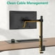 thumbnail image 3 of Soporte Monitor Individual WALI Negro Ajustable para Escritorio y VESA 75 & 100mm, 3 of 10