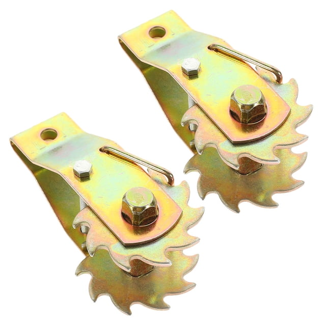 RENACLIPY 2Pcs Fence Wire Tightener Tool in Golden for Outdoor Decorations and Wire Securing