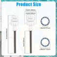thumbnail image 2 of czcpp-2 Packs Pièces de Nettoyeur de Piscine pour MX8 MX8EL MX6 MX6EL Elite, Accessoires de Réglage d'Arbre de Transmission de Nettoyeur de Piscine Pièces de Rechange pour Zodiac, avec Roulement de Roue de Moteur de Piscine, 2 of 4