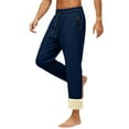 thumbnail image 5 of Lined Winter Pants, Big And Tall Athletic Pants Polar Straight Leg Sweatpants Para El Frio Running Pants Men Wool Cold Weather Running Pants Fit Jogging Pants For Men Para El Frio S Blue, 5 of 5