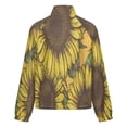 thumbnail image 6 of Jackets for Women Winter Coat Jackets Flannel Stand Collar Jacket(Sunflower,Size:S-4XL), 6 of 7